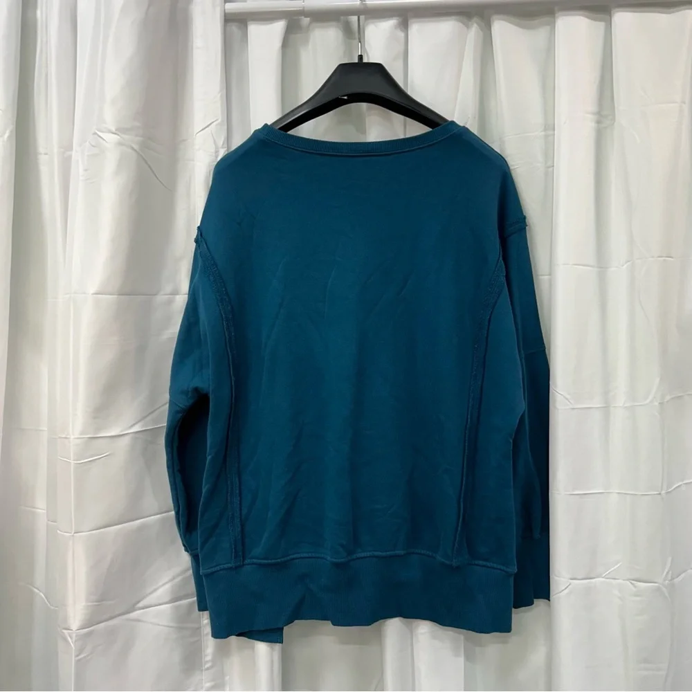 Teal sweat shirt. - Picture 7 of 7
